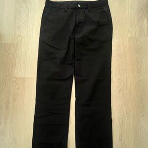 Volcom Black Chinos Classic Straight-Leg